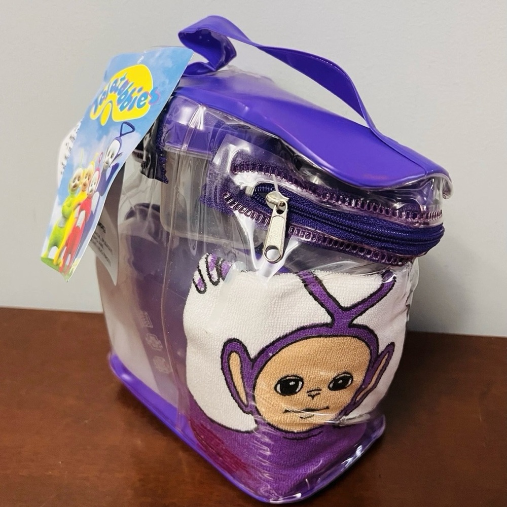 Unopened Teletubbies Tinky Winky Infant & Toddler Feeding Set 1999